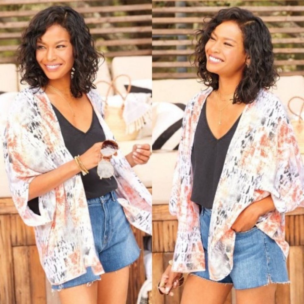 NEW Good American Cut Off Denim Shorts Size 29 Style # GCOS991C High Rise Short‎